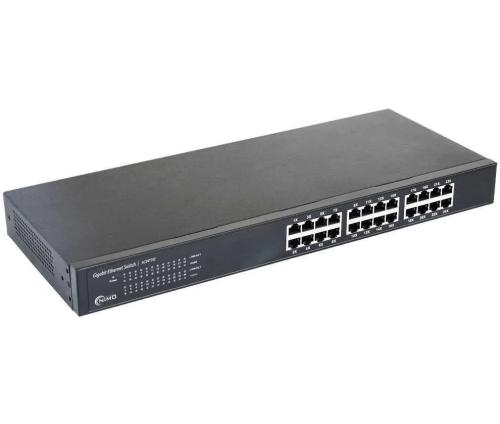Switch Gigabit 100/1000mb de 24 Puertos Rj45 Plug.