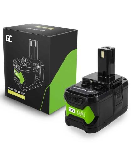 Bateria de Célula Verde para Ryobi One+ 18v 4ah Substituir