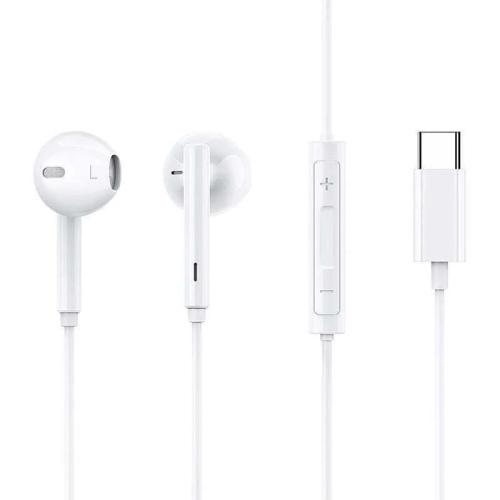Mcdodo Hp-7500 Auscultadores com Fios, Usb-C Branco