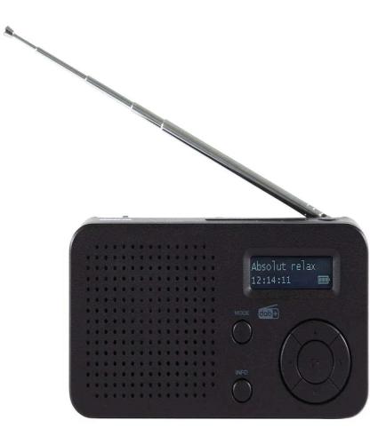 Dabman 17 Dab+ / Fm Radio Stereo Preto