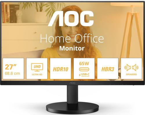 Monitor 27" B3 U27b3cf 4k Ultra Hd Lcd Preto - Aoc
