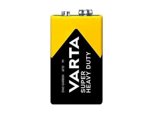 Bateria Varta Superlife F Zinco-Carbono 9v 6f22