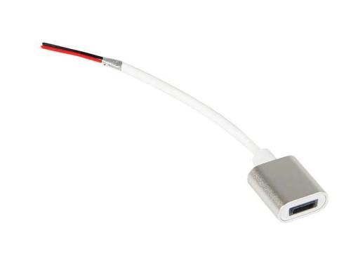 Tomada Hq Lightning com cabo de 8 cm