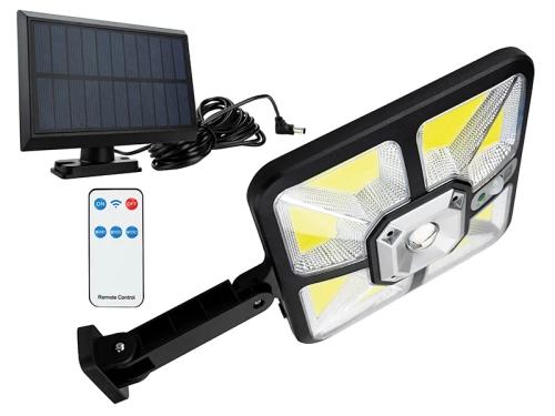 Candeeiro de Rua Solar com Cabo de 5m 9cob com Controlo Remoto