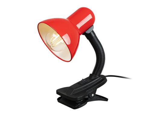 Candeeiro de Secretária Lb-08 com Clip Vermelho