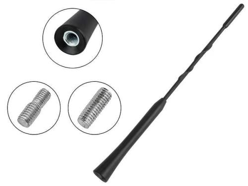 Mastro de Antena Universal para Automóvel Ura202 24cm