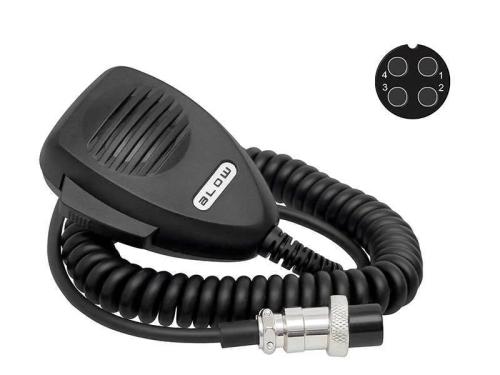Microfone para Cb 4 pinos
