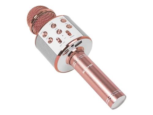 Microfone Prm402 Sopro Rosa Ouro Kara