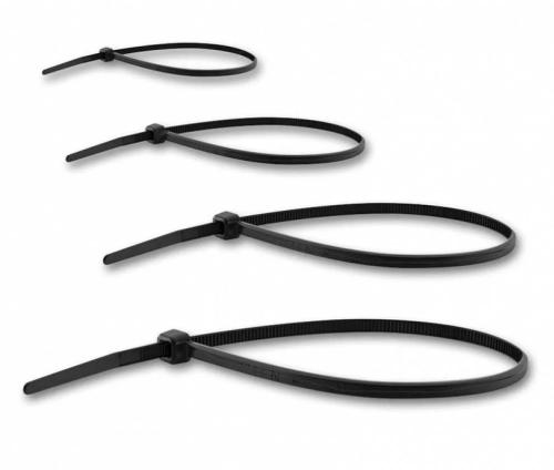 Brida Recoge Cables Negro