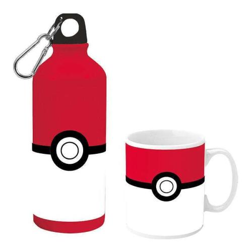 Caneca e Garrafa de Água Pokémon Kids
