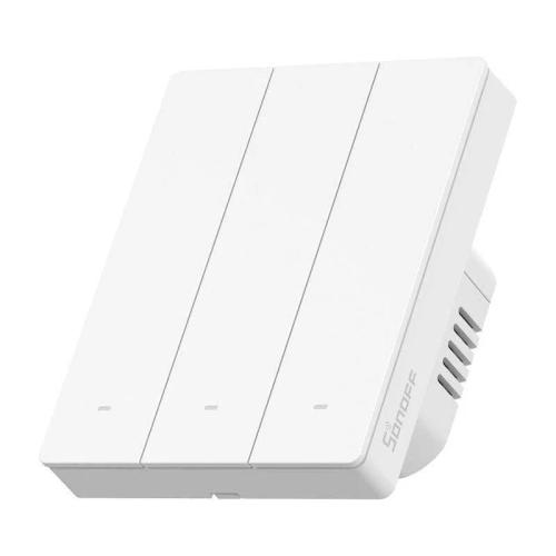 Sonoff M5 Matter Switchman Smart Wall Switch, 3-Gang, Frame Version, White (M5-3c-80w)