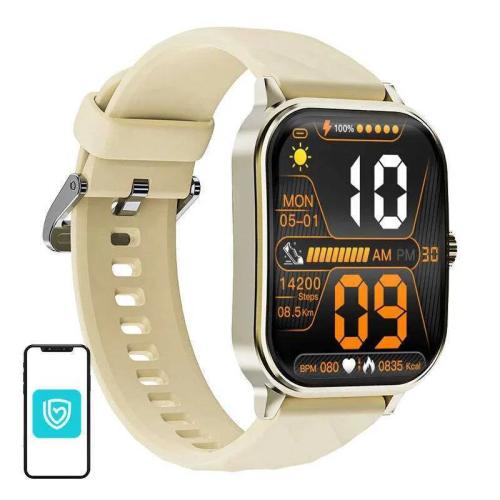 Relógio inteligente Blitzwolf Bw-Hl5 dourado
