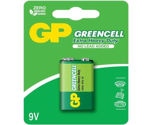 R09, Greencell Cloruro de Zinc 9v - Blister 1un