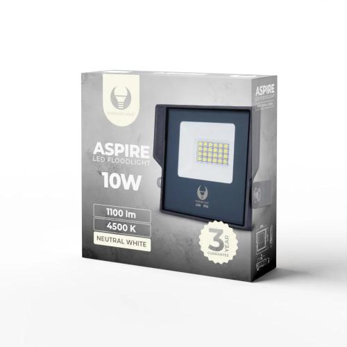 Projetor LED Aspire 10w 4500k 1100lm 230v Forev.