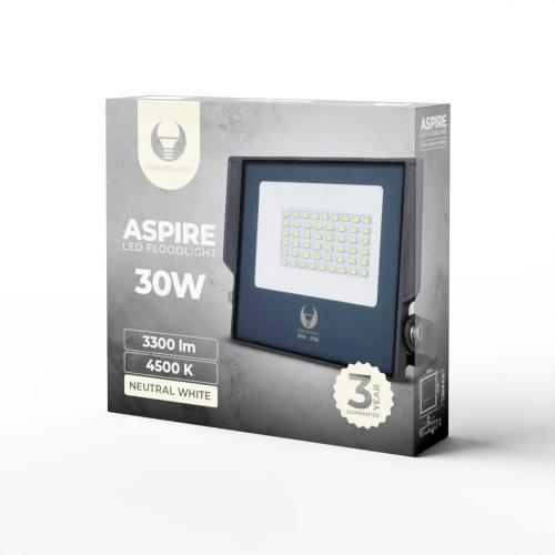 Projetor LED Aspire 30w 4500k 3300lm 230v Forev.