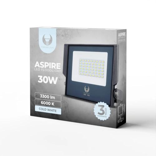 Projetor LED Aspire 30w 6000k 3300lm 230v Forev.