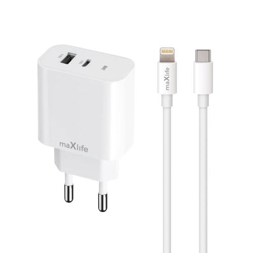 Maxlife Mxtc-06-20ac Carregador Pd Qc 1x Usb-C 1x.
