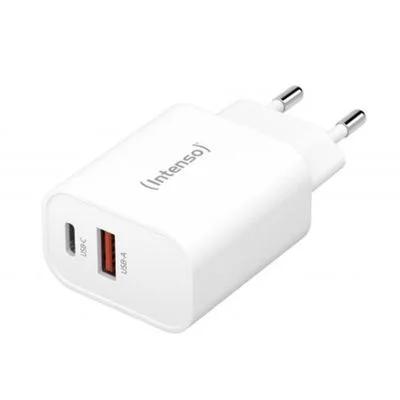 Carregador Intenso 2 Portas 30w, 1xusb-A 1xusb-C Branco