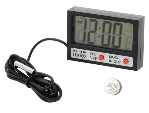 Termómetro de Painel Lcd de Sopro + Relógio Th002