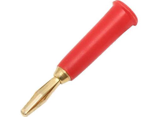 Ficha banana soldada a ouro Vermelho