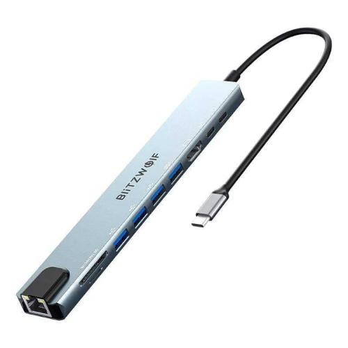 Estação de ancoragem Blitzwolf Bw-Th5 10in1 Usb-C.