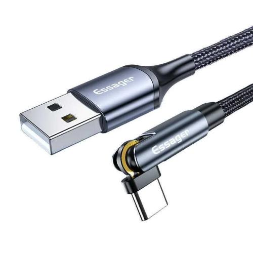 Cabo Usb-A 3em1, Essager, Exccxt-Wx0g, Usb-C/Lig.