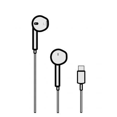 Auriculares Earpods C/ Conetor Usb-C Branco - Apple