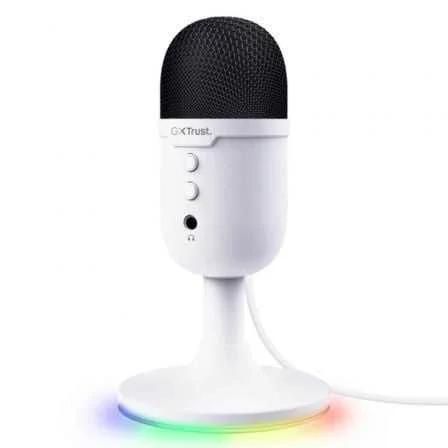Micrófono Trust Gaming Gxt 234w Yunix/ Usb/ Branco