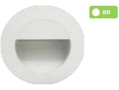 Aplique LED 3w 4000k Redondo Branco para Encastrar/Embutir