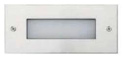 Aplique LED de Parede em Inox 6w 4000k para Encastrar/Embutir