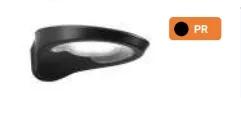 Aplique LED Solar 2w 3000k Preto C/ Sensor de Movimento