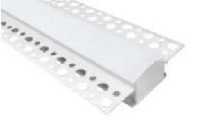 Perfil de Alumínio de Embutir em Gesso / Pladur com Aba para Fita LED (2 Metros)