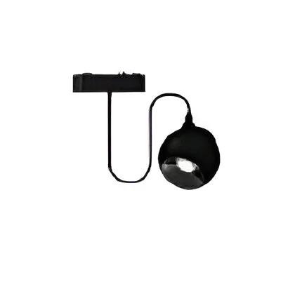 Projetor Esférico Suspenso 10w 4000k Preto P/ Calha Magnética