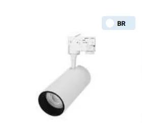 Projetor LED Shinex 15w 3000k Branco P/ Calha Trifásica/3 Circuítos