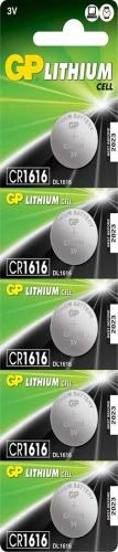 Pilha Botao Litio Gp Cr1616