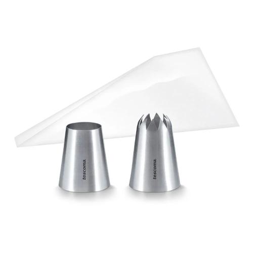 Kit croquet grandchef, 10 sacos, 2 bicos. tescoma