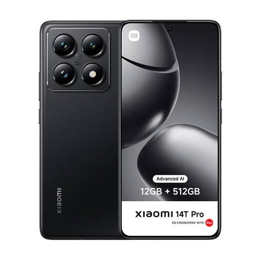 Smartphone Xiaomi 14t Pro 12/512gb Titânio Preto