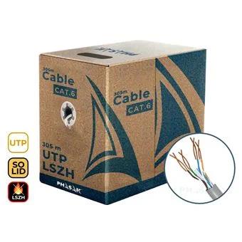 Cat.6 Utp Lszh Sólido Phasak Awg23 Cca 305m Phr 6