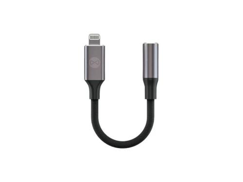 Adaptador Áudio Ajl-01 Jack 35 Mm Lightning Preto