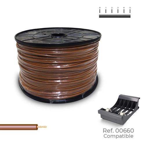 Cabo h07z1-k 1,5 mm2 marrom 500m. ( bobina m&eacute;dia )