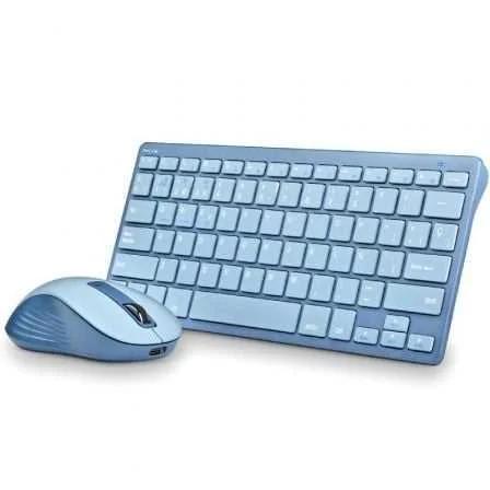 Teclado Y Ratón Inalámbricos Ngs Fantasy Kit Blue.