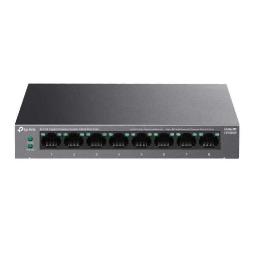 Switch Tp-Link Ls108gp 8 Puertos Gigabit Desktop .