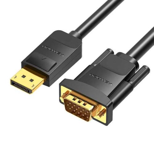 Displayport To Vga Cable Vention Hblbg 1,5m, 1080p 60hz(Black)