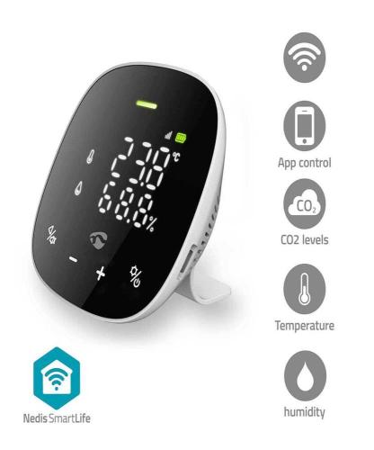 Monitor de Qualidade do Ar Smartlife Wi-Fi Pan