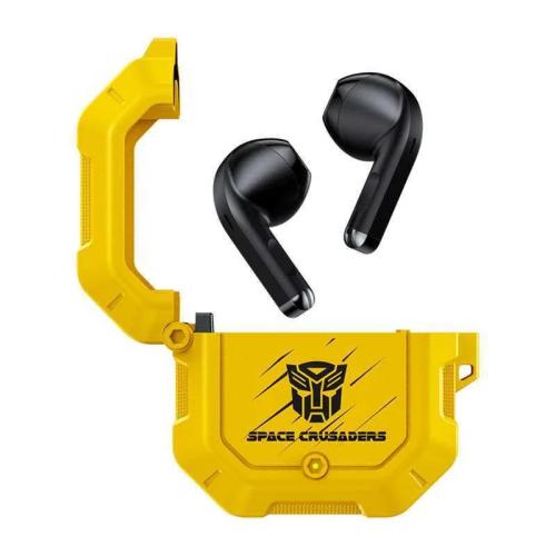 Auriculares Bluetooth TWS TF-T12 Amarelo - TRANSF.