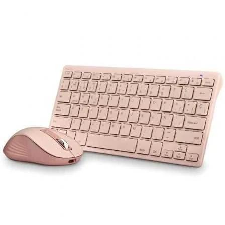 Teclado Y Ratón Inalámbricos Ngs Fantasy Kit Pink.