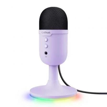 Micrófono Trust Gaming Gxt 234 Yunix/ Usb/ Roxo
