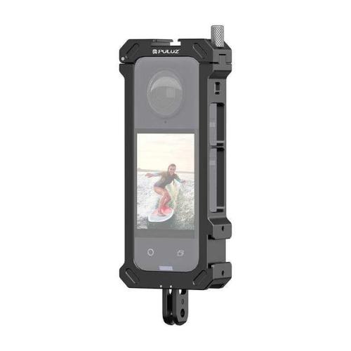 Gaiola de proteção metálica Puluz com adaptador d.