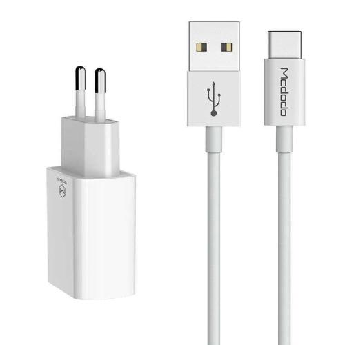 Mcdodo Usb Dual Charger Ch-6721 Eu Type-C 1m Tr