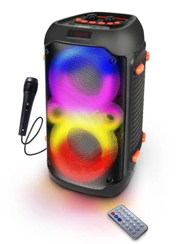 Esperanza RGB Illuminated Bt Speaker Fm Karaoke Singer